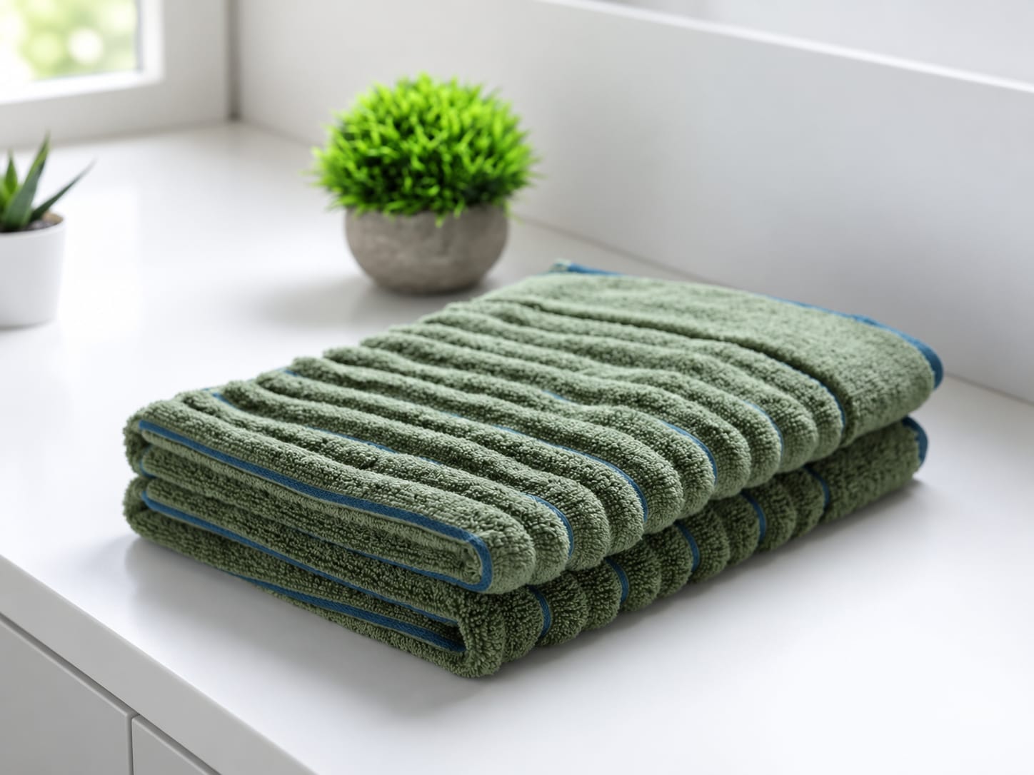 Spaces 100% Cotton Hand Towels – 2 Piece Set